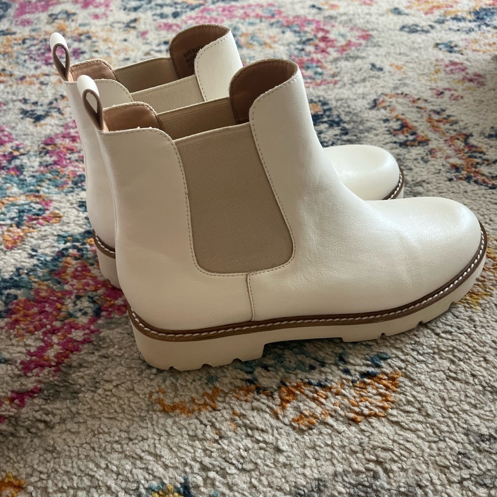 White booties